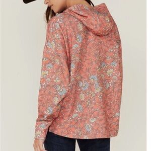 Hooey Western Boho - Aged Red Sweatshirt - All Over Floral Print - Hoodie NWOT